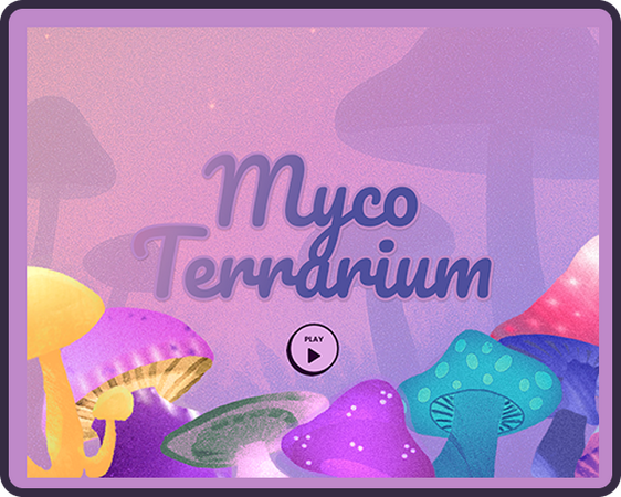 MycoTerrarium is a relaxing puzzle game where you grow and merge magical mushrooms inside a glass terrarium.